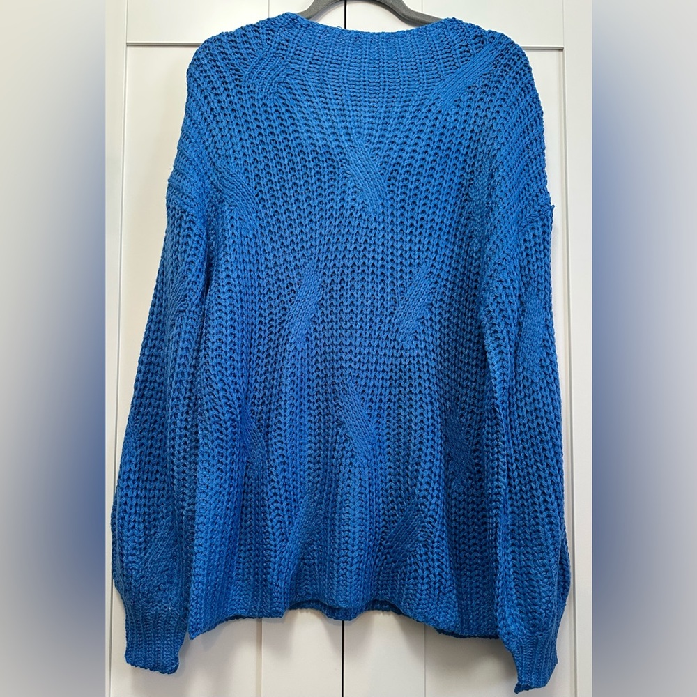 Blue SweaterWomen’s Crewneck Knit Sz MED NEW!